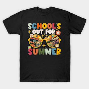 Retro Last Day of School's Out For Summer T-Shirt